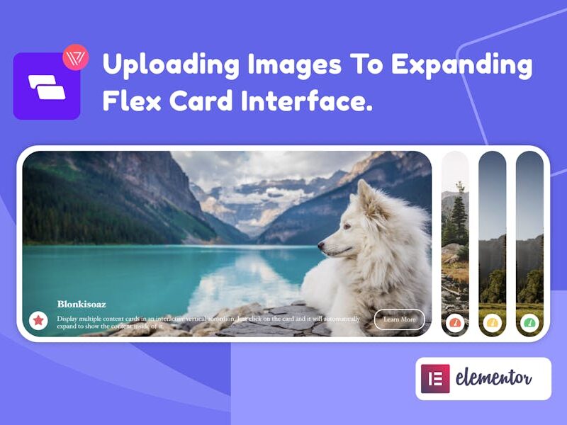 Wiloke Expanding Flex Cards Elementor Addon