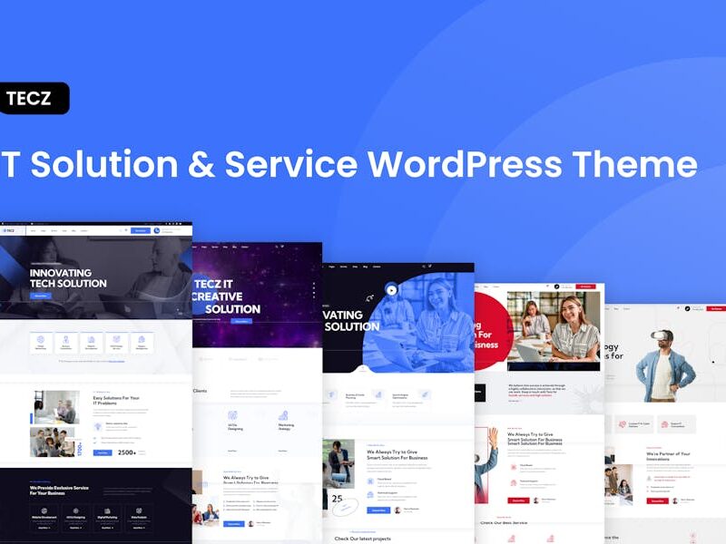Tecz - IT Solutions & Technology WordPress Theme