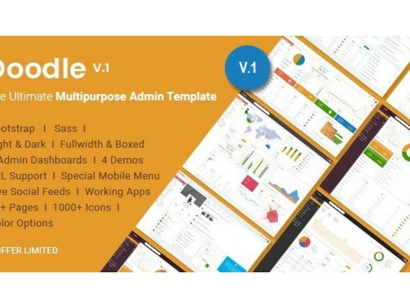 Doodle - The Ultimate Multipurpose Admin Template