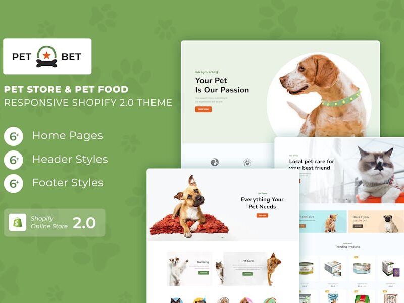 PetBest - Pet Store & Pet Food Shopify Theme