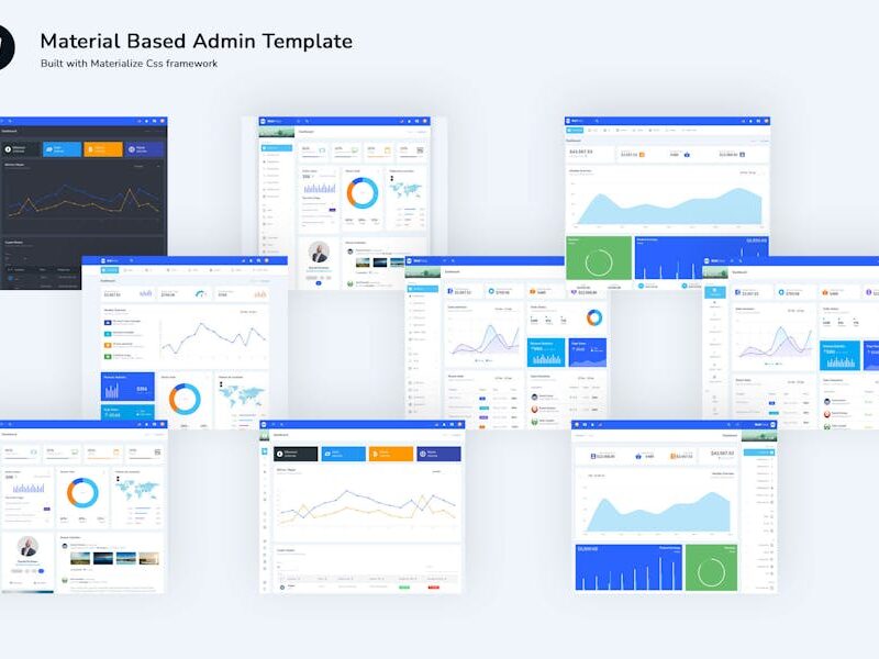 MatPress - Materialize Admin Template