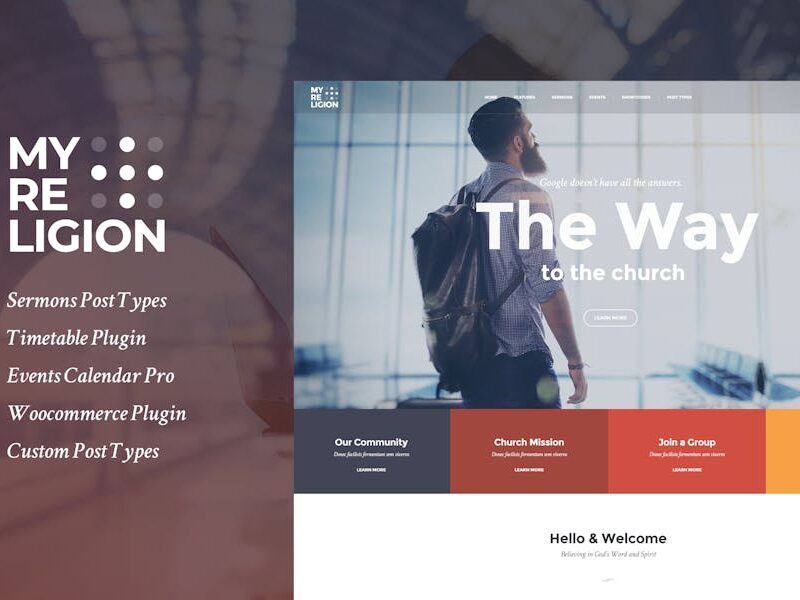 My Religion - Dedicated Church WordPress Theme