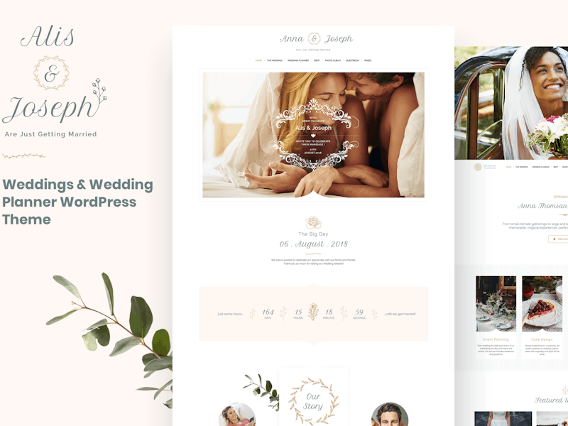 Alis - Wedding Planner WordPress Theme