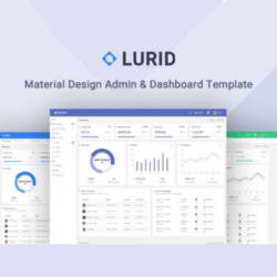 Bootstrap Admin & Dashboard UI Kit- Lurid