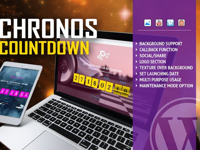 Chronos CountDown - Flip Timer With Background