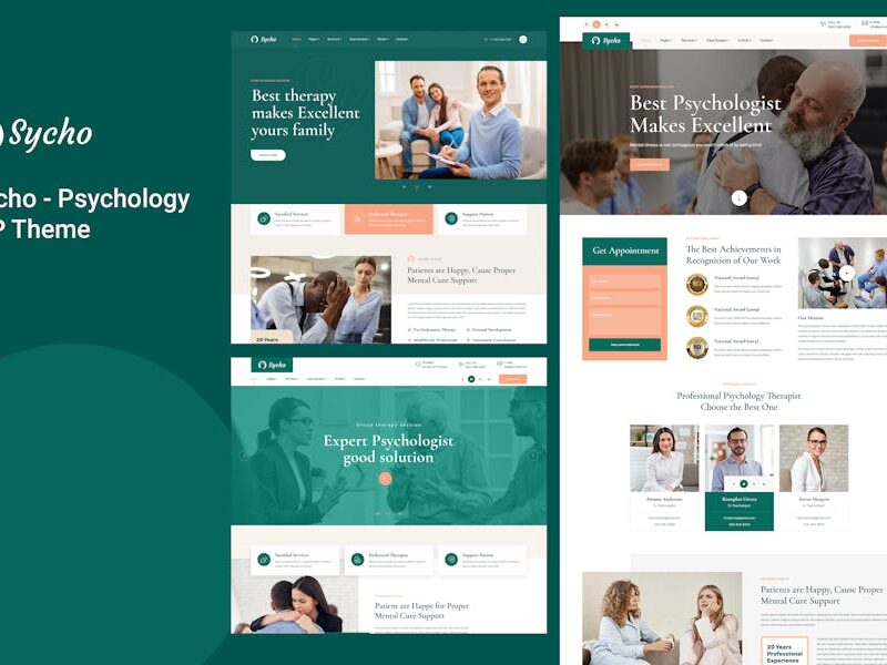 Sycho - Psychology and Counseling WordPress Theme