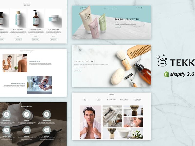 Tekko - Beard Oil Shop & Salon Spa Shopify Theme