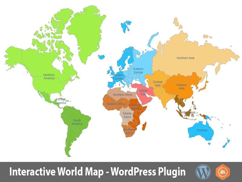 Interactive World Map - WordPress Plugin