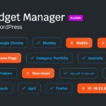 Widget manager for WordPress Widget manager for WordPress