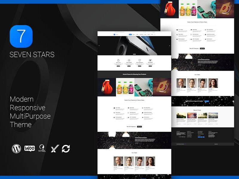 Seven Stars - Modern Responsive MultiPurpose Theme