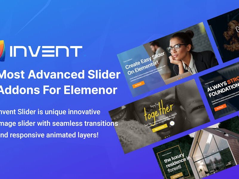 Invent Slider for Elementor