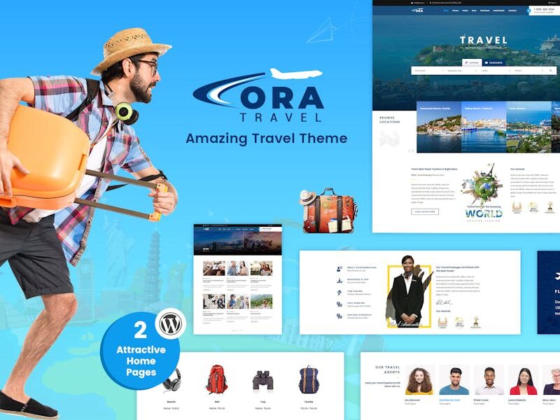 Ora | Travel, Tour Booking WordPress Theme