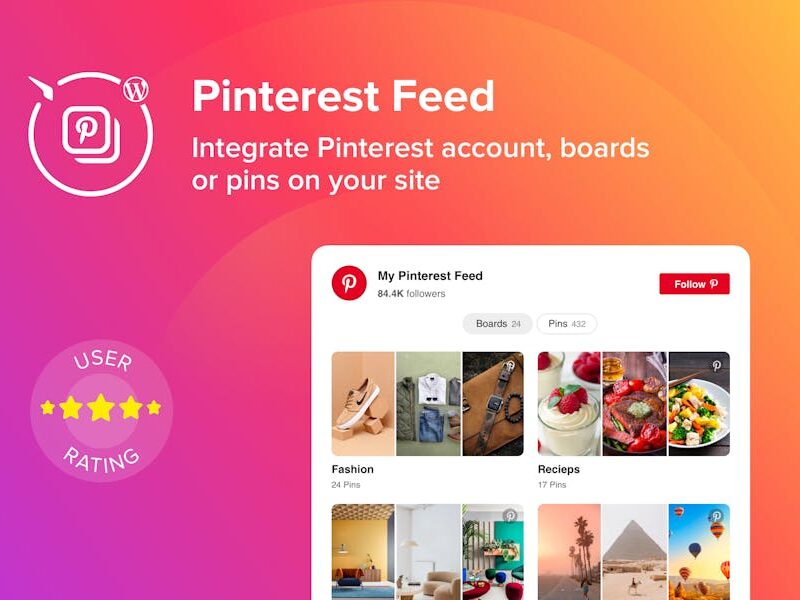 WordPress Pinterest Feed Plugin