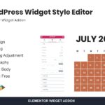 WordPress Widget Style Editor Elementor Addon
