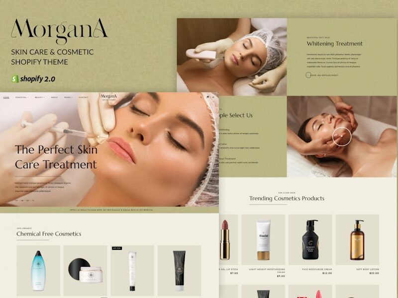 Morgana - Beauty Cosmetics Shop Shopify Store