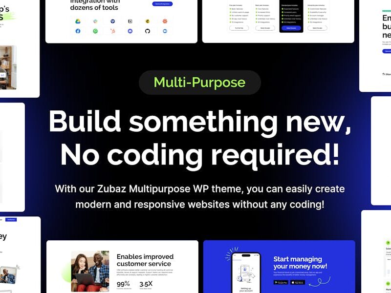 Zubaz - SaaS & Startup WordPress Theme