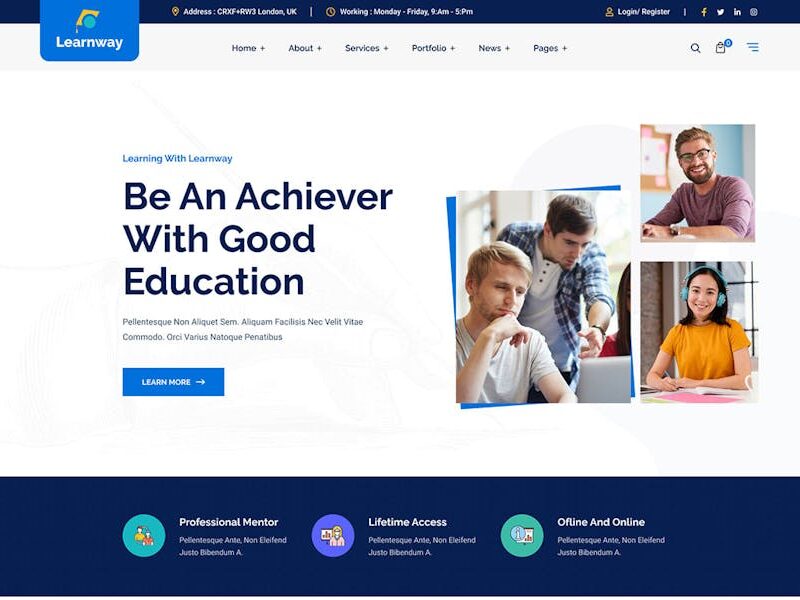 Learnway - Professional LMS Online Education Cours