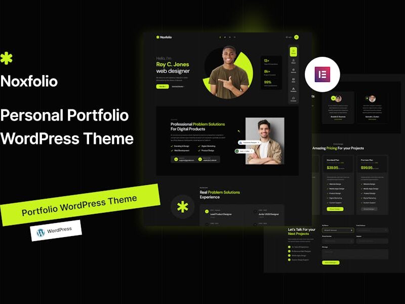 Noxfolio - Portfolio Resume WordPress Theme