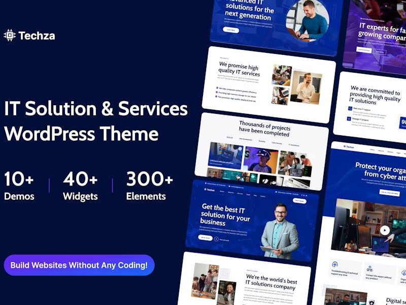 Techza - IT Solutions & Technology WordPress Theme