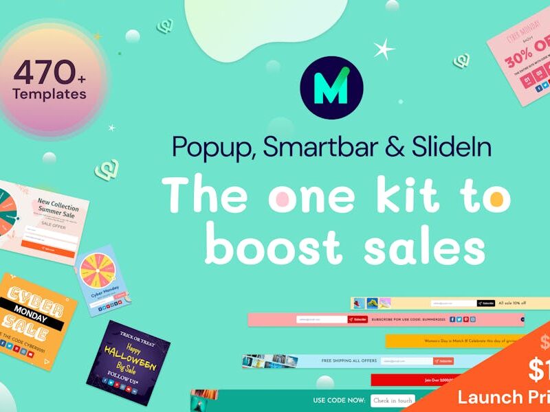 MyShopKit Popup SmartBar SlideIn