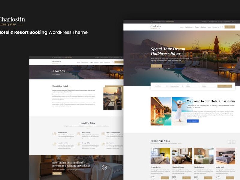 Charlostin - Hotel & Resort Booking WordPress