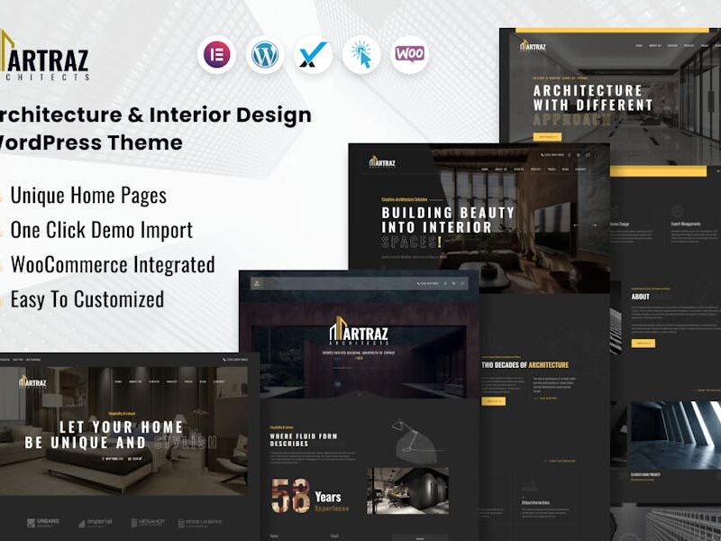 Artraz - Architecture and Interior Design WordPres