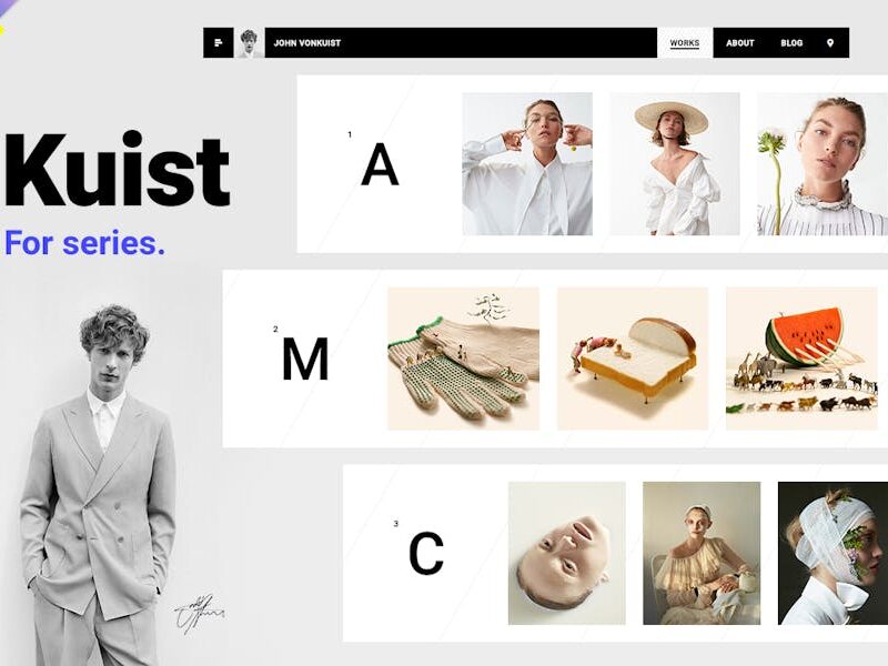 Kuist - Portfolio WordPress Theme for Series