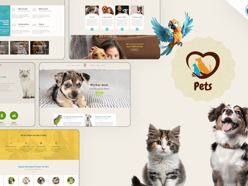 Pet World - Dog Care & Pet Shop WordPress Theme