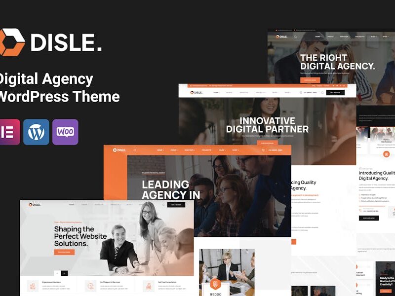 Disle - Digital Agency WordPress Theme