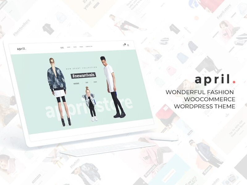 APRIL - Wonderful Fashion WooCommerce WordPress Th