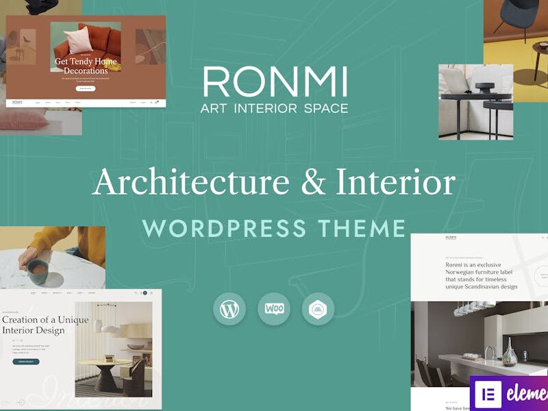 Ronmi - Architecture and Interior Design WordPress