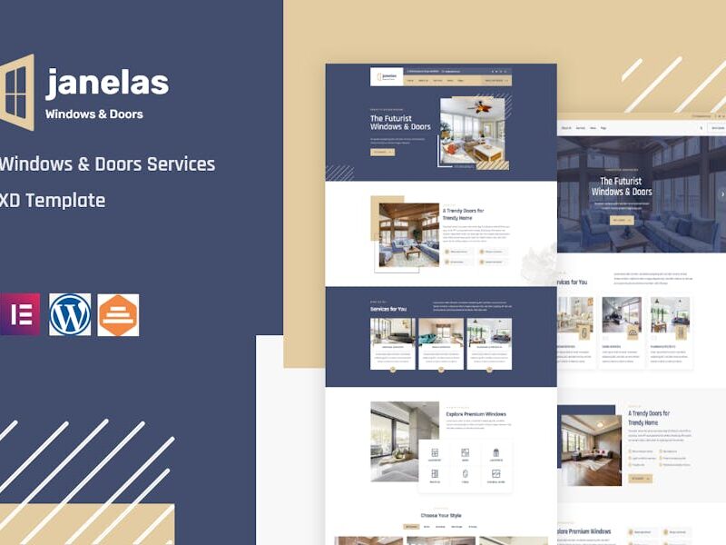 Janelas – Windows & Doors Services WordPress Theme
