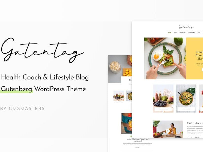 GutenTag - 100% Gutenberg Blog WordPress Theme