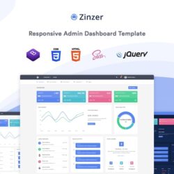 Zinzer – Admin Dashboard Template