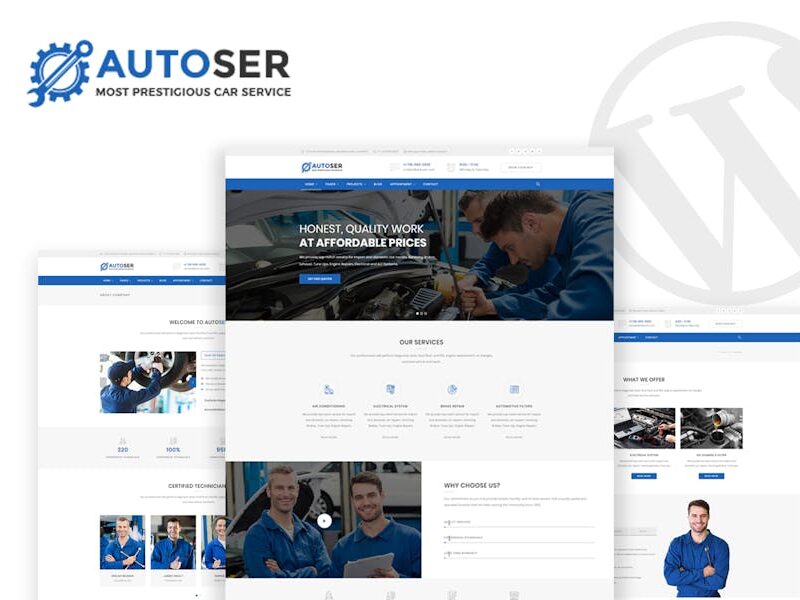 Autoser - Car Repair & Auto Services WP Theme