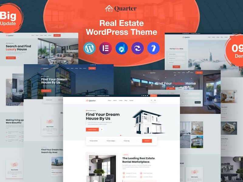 Quarter - Real Estate WordPress Theme