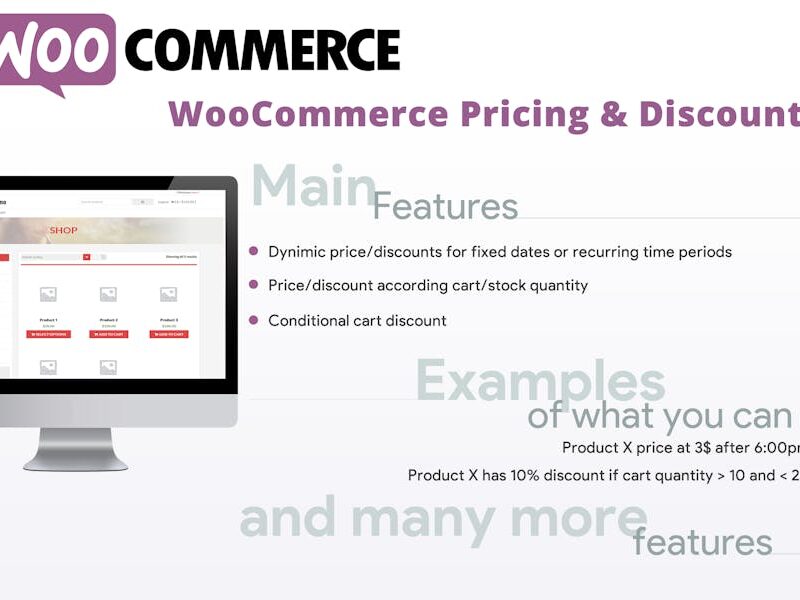 WooCommerce Pricing & Discounts!