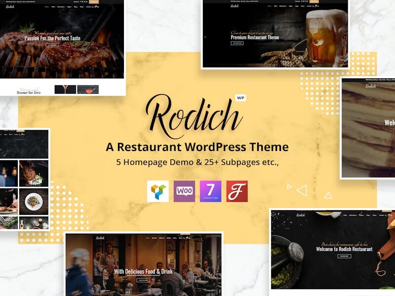 Rodich - A Restaurant WordPress Theme