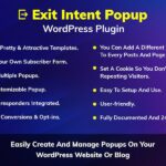 Exit Intent Popup WordPress Plugin Exit Intent Popup WordPress Plugin