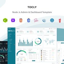 Tocly – NodeJs Admin & Dashboard Template Tocly – NodeJs Admin & Dashboard Template