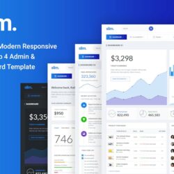 Slim Clean & Modern Bootstrap 4 Admin & Dashboard