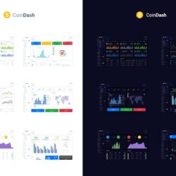 Cryptocurrency Dashboard Admin Template – Coindash