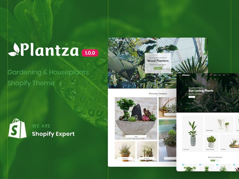 Plantza - Gardening & Houseplants Shopify Theme