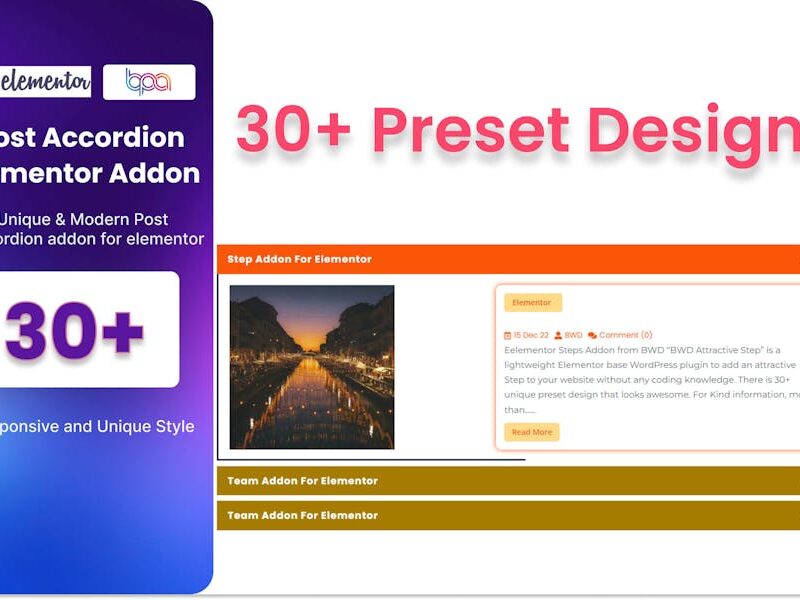 Blog Post Accordion Addon For Elementor