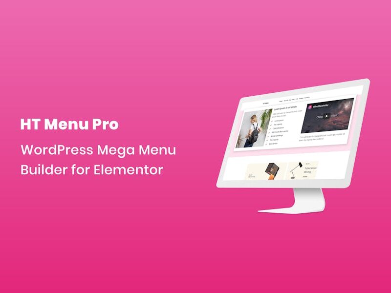 HT Menu Pro – WordPress Mega Menu Builder for Elem
