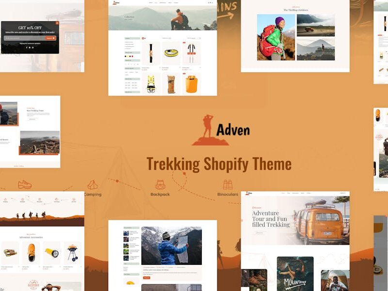 Adven - Hiking, Camping & Trekking Shopify Theme