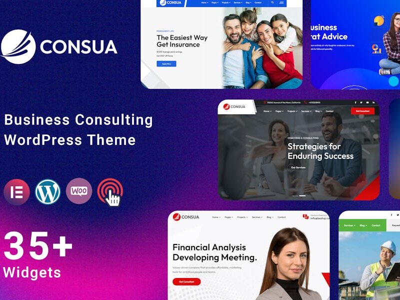 Consua - Business Consulting WordPress