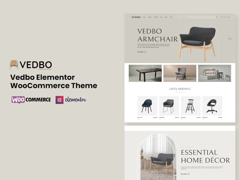 VEDBO - Elementor WooCommerce Theme