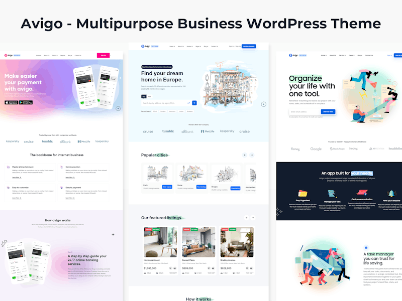 Avigo - Multipurpose Business WordPress Theme