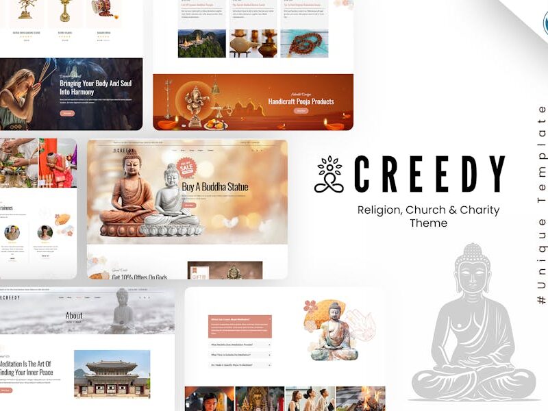Creedy - Religion, Church WordPress Theme